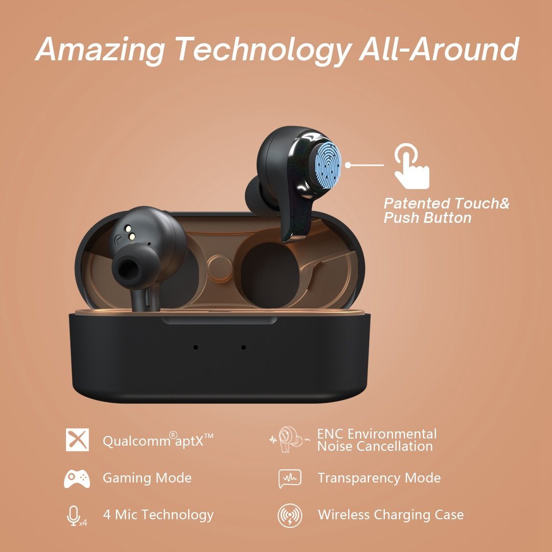 Firefly Vintage – Bluetooth 5.2 Wireless Gaming Earbuds