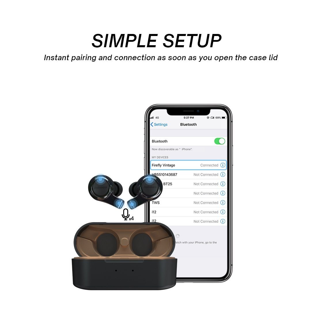 Firefly Vintage – Bluetooth 5.2 Wireless Gaming Earbuds