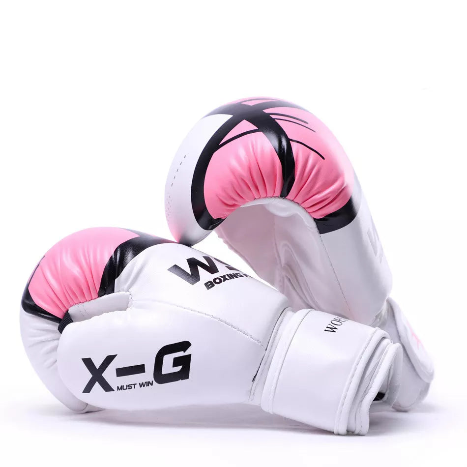 Premium Kickboxing Gloves for Men, Women & Kids - Durable PU Training Gear