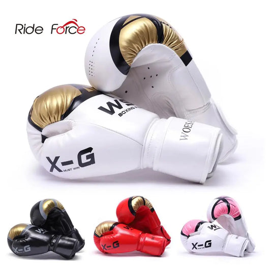 Premium Kickboxing Gloves for Men, Women & Kids - Durable PU Training Gear