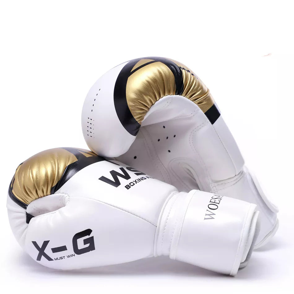 Premium Kickboxing Gloves for Men, Women & Kids - Durable PU Training Gear