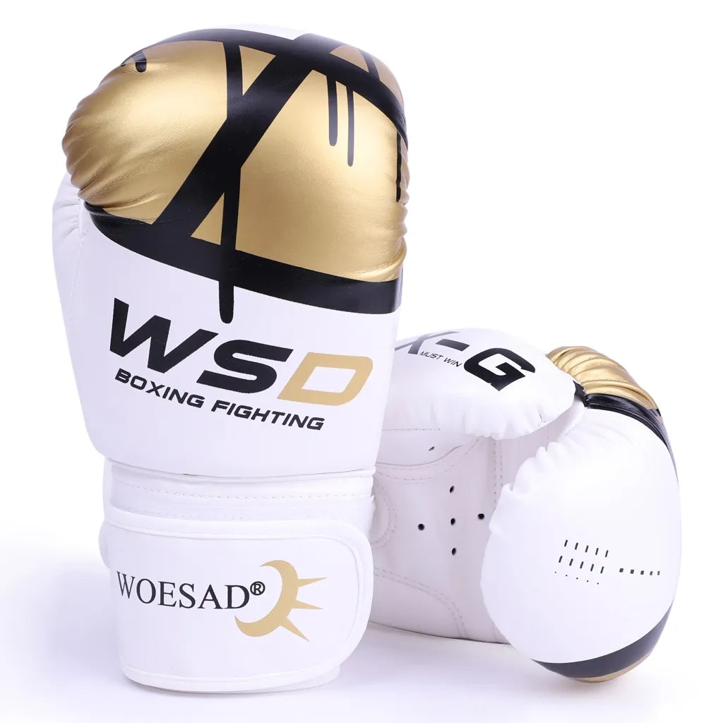 Premium Kickboxing Gloves for Men, Women & Kids - Durable PU Training Gear