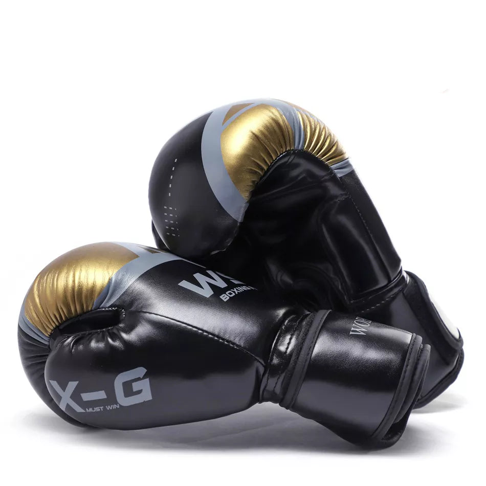 Premium Kickboxing Gloves for Men, Women & Kids - Durable PU Training Gear