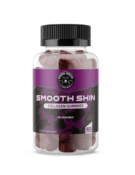 Hard Rock Health Smooth Skin Collagen Gummies with Vitamin C - 60 Gummies